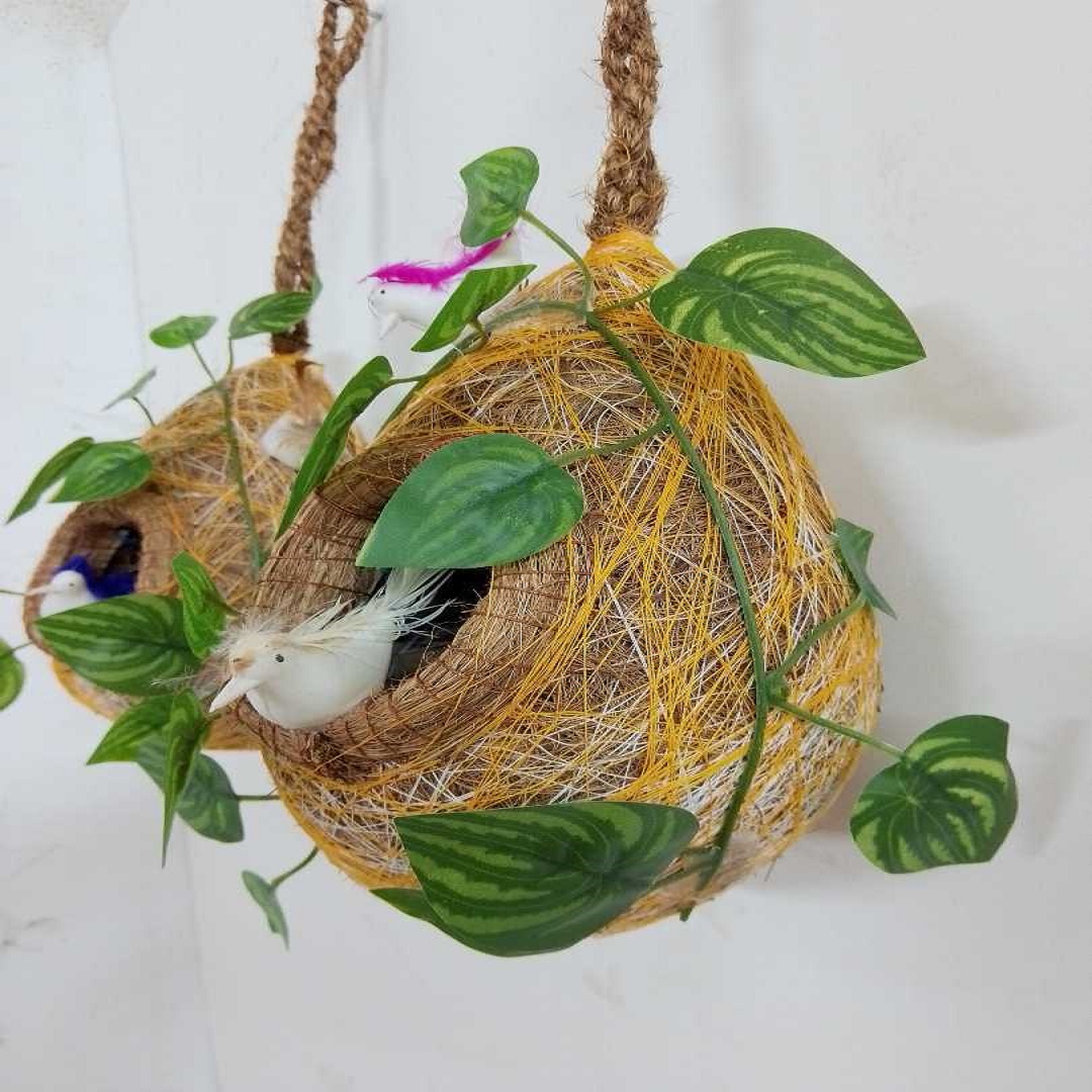 পাখির বাসা ( সাথে ঝুলানোর জন্য ১ পিস ওয়াল হুক)
