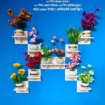 ২০ পিস ওয়াল ডেকোর কম্বো প্যাক – ১০ পিস ওয়াল স্ট্যান্ড এবং ১০ পিস আর্টিফিশিয়াল ফুল