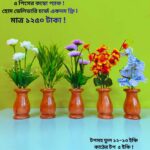 প্রিমিয়াম ৫ পিস কলস ডিজাইন ওয়াল ডেকোর ফুল – ঘরের দেয়ালে নান্দনিক সাজ