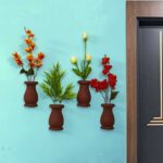 ৪ পিস কলস ডিজাইন ওয়াল ডেকোর ফুল – ঘরের দেয়ালে আনুন নান্দনিক সৌন্দর্য