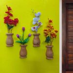 ৪ পিস কলস ডিজাইন ওয়াল ডেকোর ফুল – ঘরের দেয়ালে আনুন নান্দনিক সৌন্দর্য