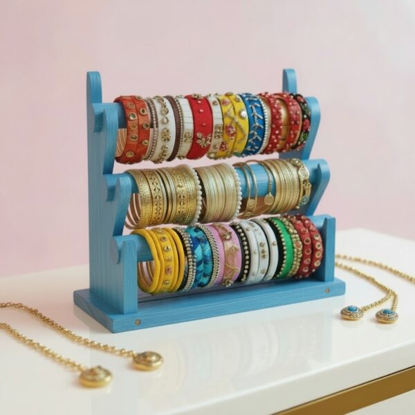 ৩ লেয়ার চুড়ির আলনা – আপনার প্রিয় চুড়িগুলো রাখুন স্টাইলিশ ও সুশৃঙ্খলভাবে
