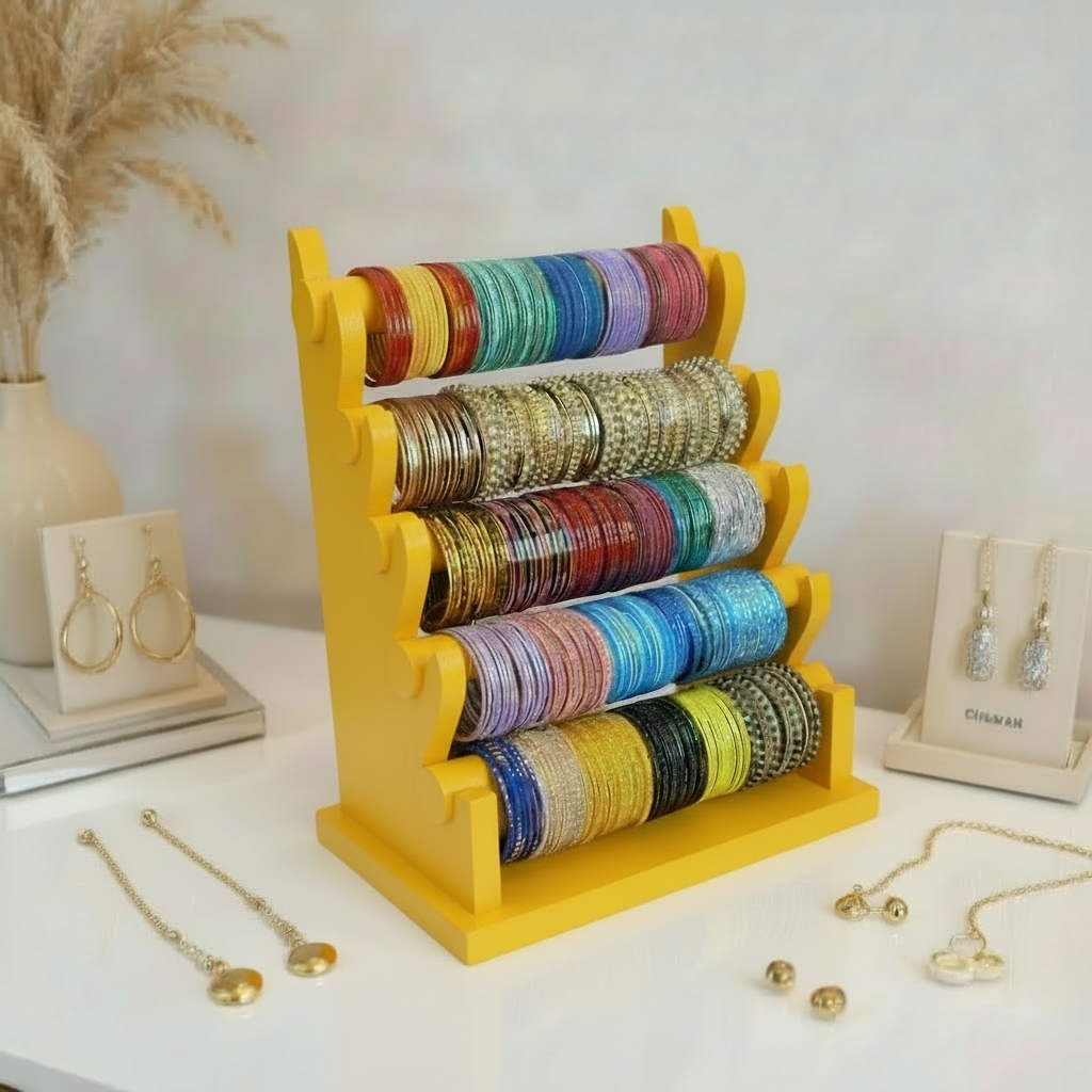 ৫ লেয়ার চুড়ির আলনা – আপনার প্রিয় চুড়িগুলো রাখুন স্টাইলিশ ও সুশৃঙ্খলভাবে